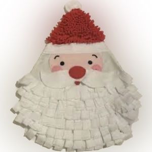 NWT MERRY & BRIGHT HOLIDAY SANTA SNUFFLE MAT